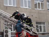 В Твери пожарные тушили условное возгорание в Главпочтамте - Новости ТИА