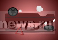 В Тверской области водитель кроссовера испугался столкновения с КАМАЗом и съехал в кювет - Новости ТИА