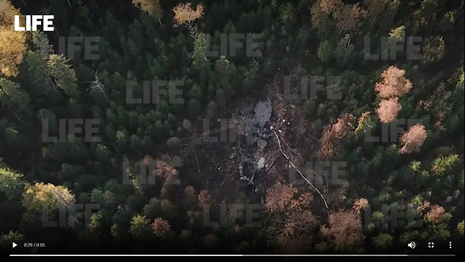 В сети появилось видео с места авиакатастрофы с СУ-30 | 23.09.2020 | Тверь  - БезФормата