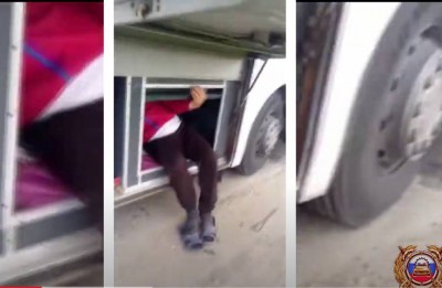 Тверские инспекторы задержали автобус с человеком в багажном отделении - Новости ТИА