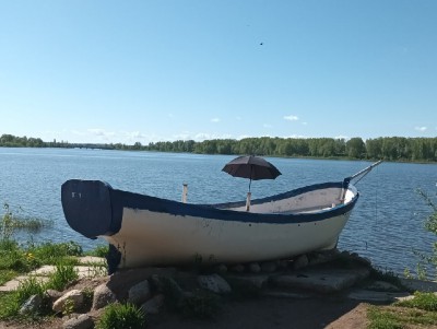 В городе Бологое подростки украли алые паруса с арт-лодки  - Новости ТИА