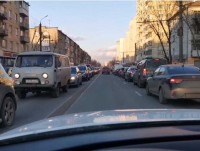 В Твери встали троллейбусы: на Волоколамке "глухая" пробка  - Новости ТИА