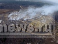 Свалка на Бежецком шоссе задушила Тверь. Съемки дымящегося «чудовища» с высоты птичьего полета - Народные Новости ТИА