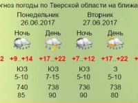 Новая неделя в Тверской области начнется с дождей - Новости ТИА
