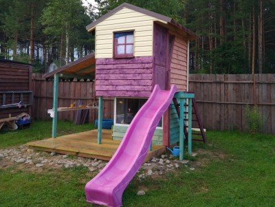Первый участник конкурса "Любимая дача" построил игровой дом для дочерей - Новости ТИА