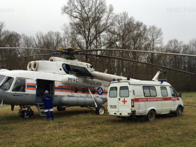 В Тверь экстренно доставили пациента из Вышнего Волочка на вертолёте - Новости ТИА