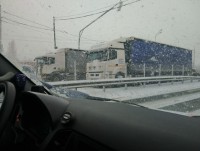 В Тверской области на М-10 из-за снегопада и ДТП образовались километровые пробки - новости ТИА