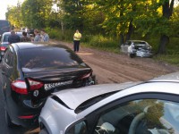 Под Тверью на Бежецком шоссе столкнулись 4 автомобиля - Новости ТИА