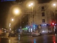 "Новогодняя" авария в Твери попала в объектив регистратора - Новости ТИА
