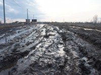 И снова о дорогах...Деревня Неготино отрезана от мира канавой с грязью - народные новости ТИА