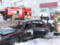 В Тверской области днем сгорел автомобиль - Новости ТИА