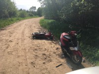 В Тверской области лоб в лоб столкнулись мотоцикл и мопед - новости ТИА