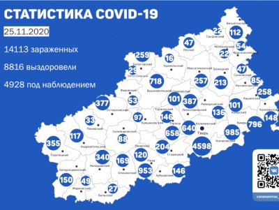 Новые случаи коронавируса выявили в 31 районе Тверской области - новости ТИА