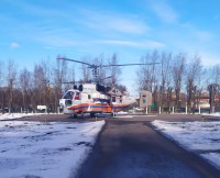Из Нелидова в Тверь на вертолёте доставили женщину с острым инфарктом - Новости ТИА