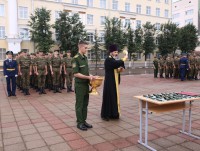 В Твери освятили погоны курсантам-первокурсникам академии ВКО - Новости ТИА