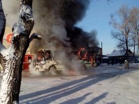 В Тверской области очевидцы засняли, как сгорел рейсовый автобус - Новости ТИА
