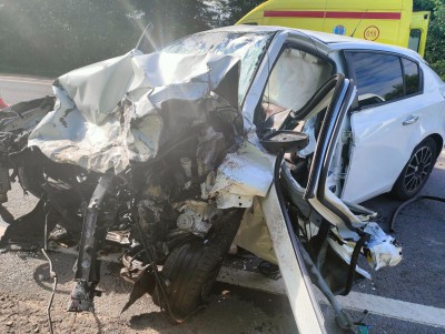 В Твери в лобовом столкновении погиб неустановленный водитель  - новости ТИА