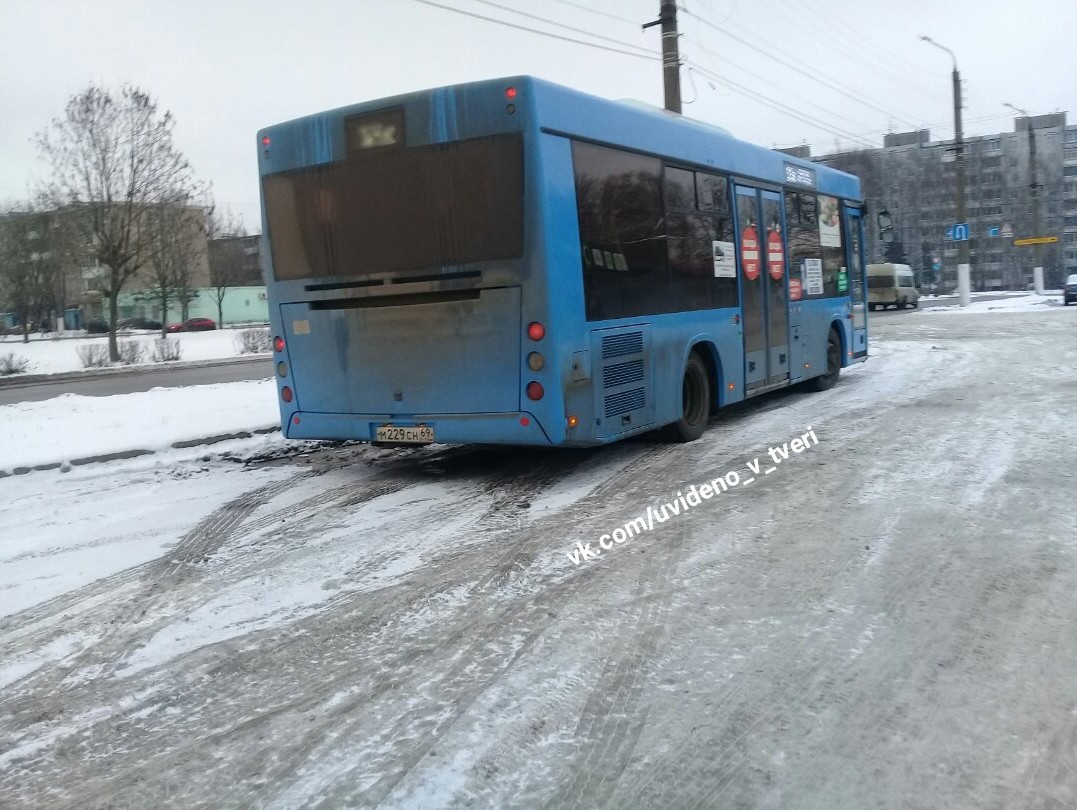 В Твери начали перекрашивать автобусы в новый брендовый цвет - ТИА