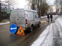 В Вышнем Волочке на подтаявший снег рисуют "зебру" - Народные Новости ТИА
