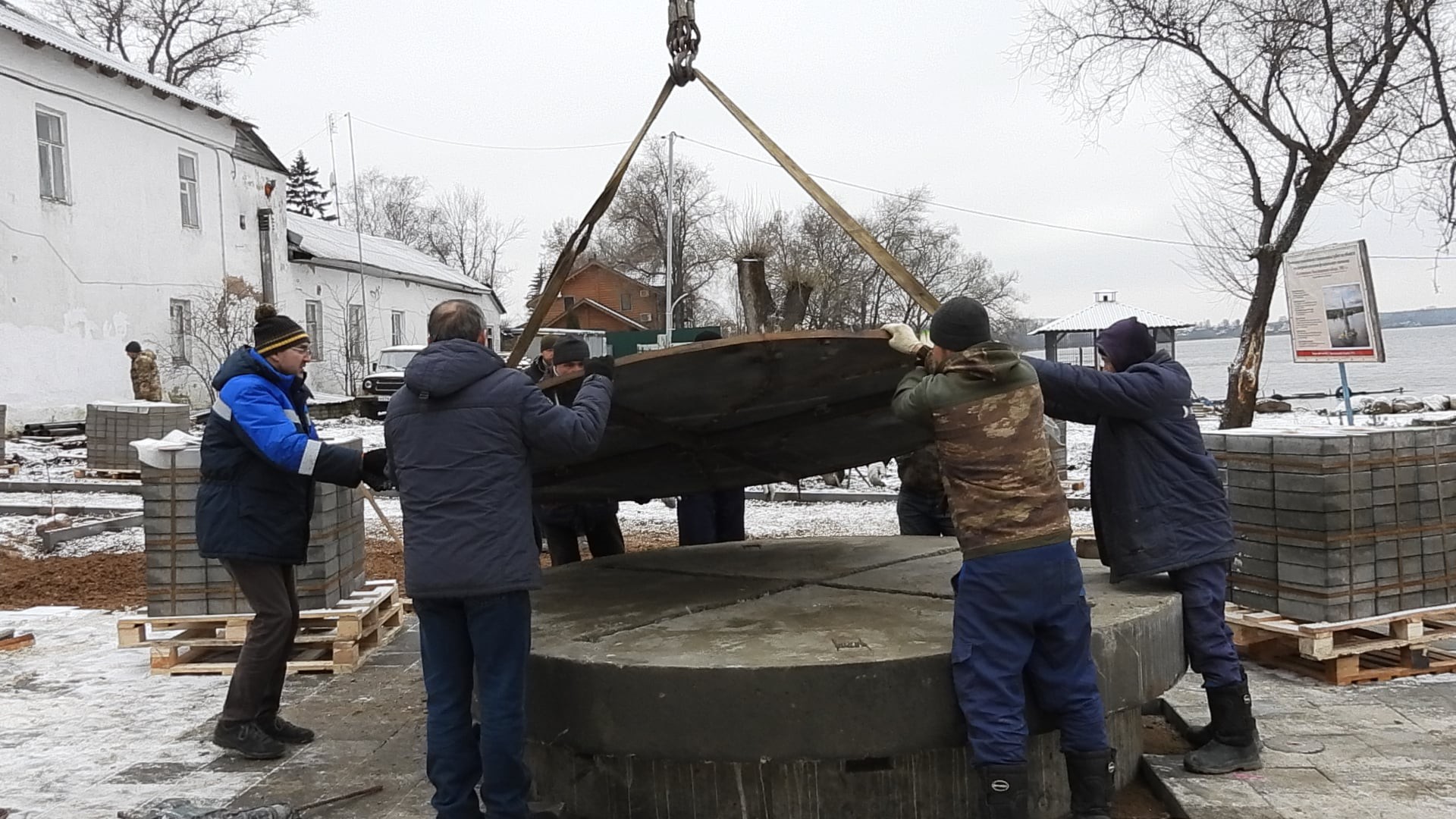 Укладка тротуарной плитки в калязине