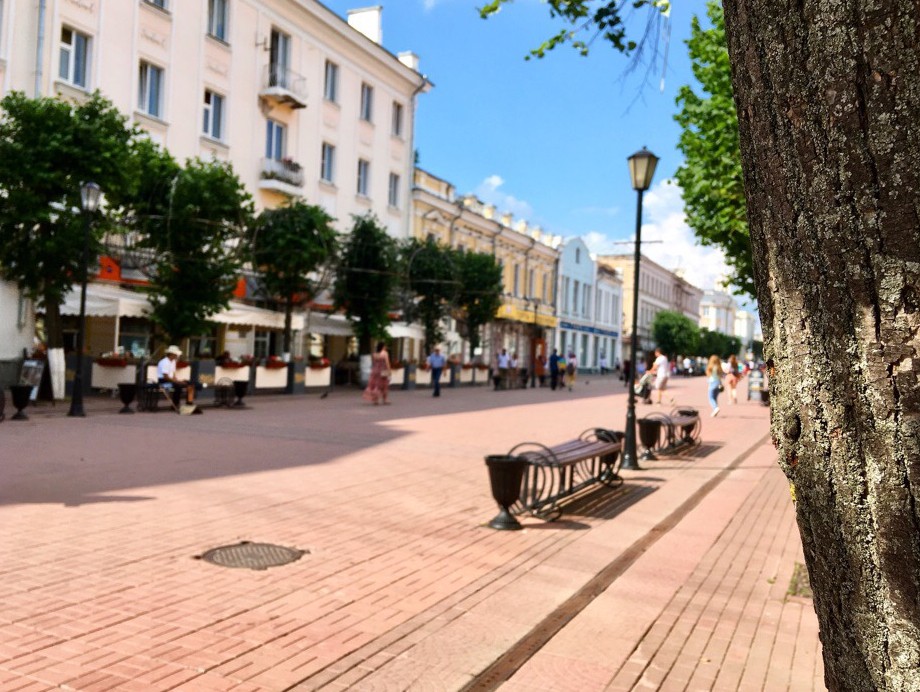 Пешеходная улица в твери