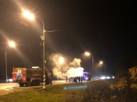 В Тверской области вспыхнул автомобиль, в котором ехала семья - Новости ТИА