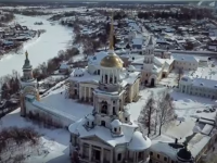 Торжокский монастырь сняли с высоты птичьего полёта - Новости ТИА