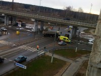 В Твери под Мигаловским мостом произошло ДТП - Новости ТИА