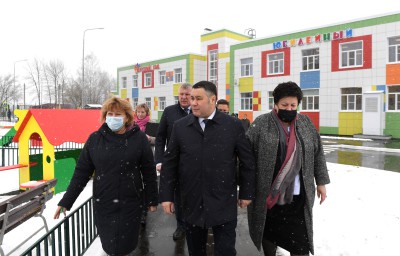 Игорь Руденя побывал в новом детском саду в Лихославле  - новости ТИА
