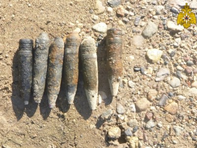 В Твери на Рябеевском шоссе нашли шесть артиллерийских снарядов - новости ТИА