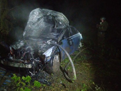 Лишенный прав водитель устроил смертельное ДТП с возгоранием машины - Новости ТИА