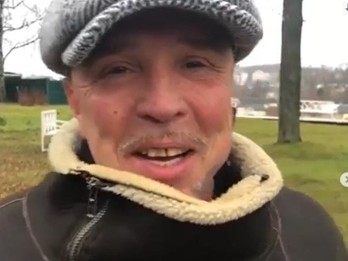 скрин с видео на странице Гарика Сукачева в Инстаграме <p>скрин с видео на странице Гарика Сукачева в Инстаграме</p>