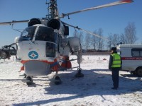 Молодого человека с открытой черепно-мозговой травмой на вертолете доставили в Тверскую областную больницу - Новости ТИА