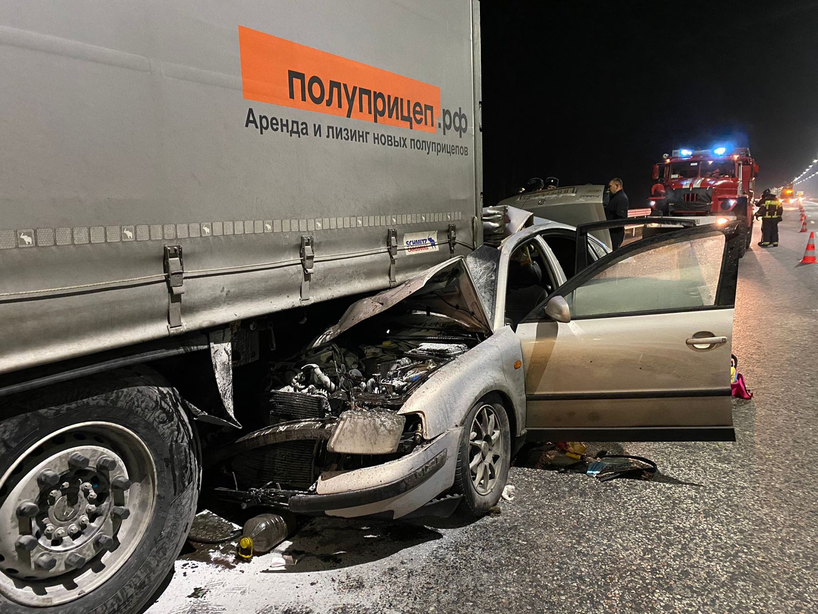 На М-11 в Тверской области легковушка влетела под фуру | 01.11.2021 | Тверь  - БезФормата