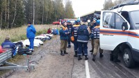 В Тверской области столкнулись автобус и маршрутное такси: погибло 13 человек - Новости ТИА