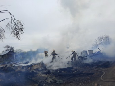 Жители сгоревшей деревни в Тверской области сообщают о погибшем - новости ТИА