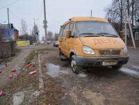 В Тверской области загорелся школьный микроавтобус - Новости ТИА