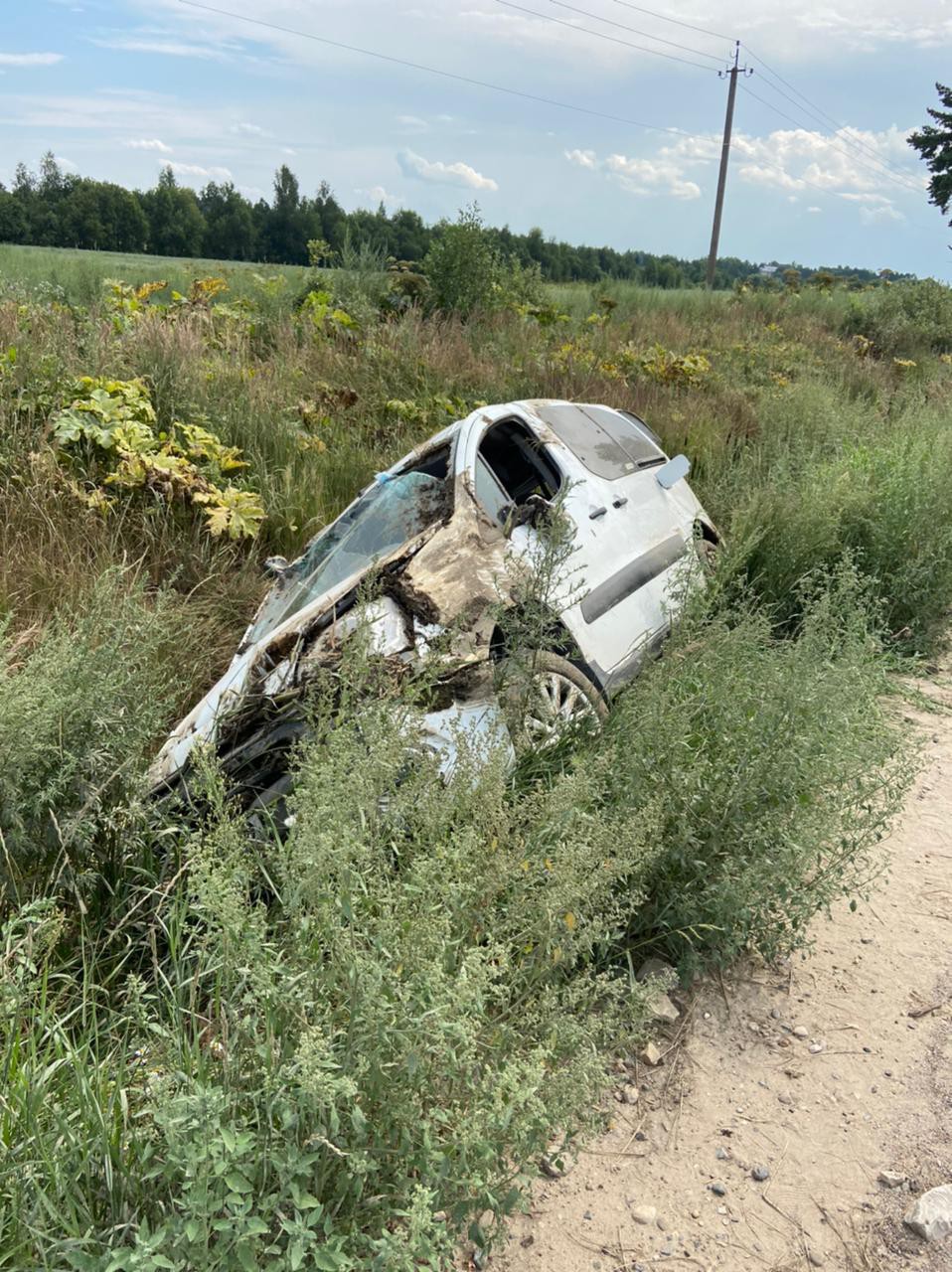 В Тверской области на платной трассе фура смяла 