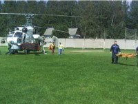 Вертолет КА-32 транспортировал женщину из Нелидова в Тверь - Новости ТИА