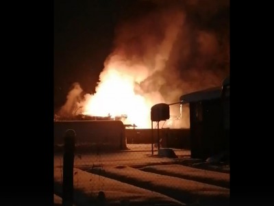 В Тверской области огонь уничтожил крышу жилого дома - Новости ТИА