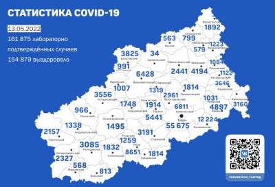 Ещё 54 жителя Тверской области заболели коронавирусом - Новости ТИА