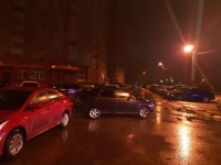 В Мамулино во дворе дома столкнулись три автомобиля - Новости ТИА