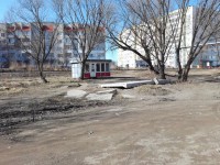 В Твери на улице Луначарского демонтировали ларек - Новости ТИА