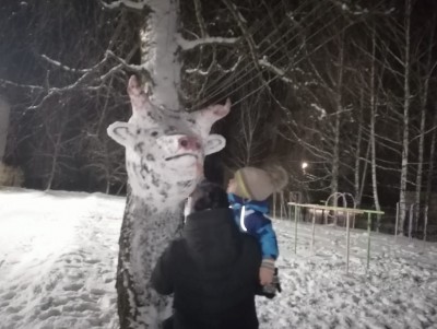 Жители Твери делятся фотографиями забавных снежных скульптур - новости ТИА