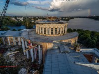 При демонтаже шпиля на Речном вокзале рухнули колонны - Новости ТИА
