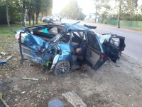 В Твери ВАЗ врезался в дерево: пассажир погиб, водитель - в крайне тяжёлом состоянии - Новости ТИА