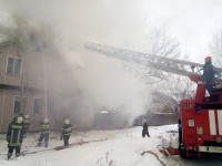 В Твери горел частный дом - Новости ТИА