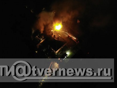 Крупный пожар в Твери удалось снять с высоты птичьего полета - Новости ТИА