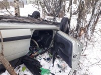 Очередной перевёртыш в кювете: погиб пассажир, другой - серьёзно травмирован  - Новости ТИА