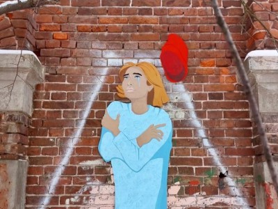В Твери появилось новое граффити с девушкой - новости ТИА